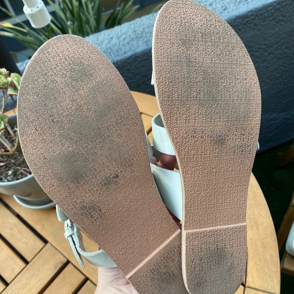 Coconuts by Matisse - White Buckel Sandals - Picture 5 of 5